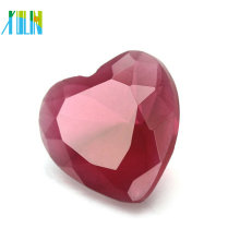 2018 trendy jewelry AB color glass crystal big heart pendant in bulk CP136